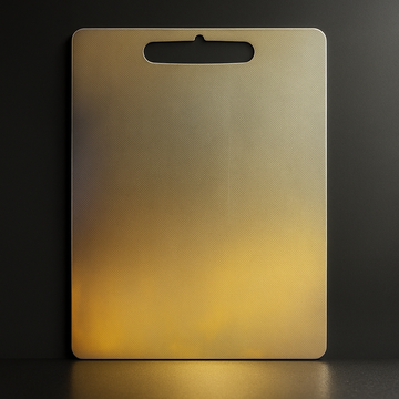 Outdoor Pure Titanium Cutting Board – Lightweight, Non-Slip, Antibacterial Camp Kitchen Board